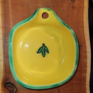 Yellow & Green Handpainted Italian Made in France